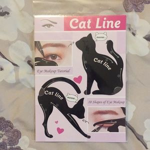 Cat Line Eyeliner Stencil